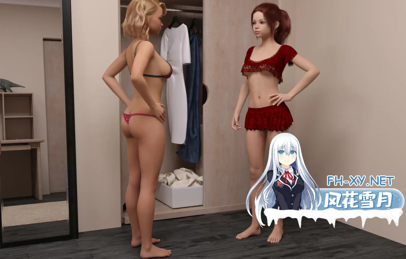 [SLG/AI汉化/NTR/舔阴/更新]留在家中/Staying at Home [Ver0.3.0.2+图库解锁][PC+安卓/3.5G]