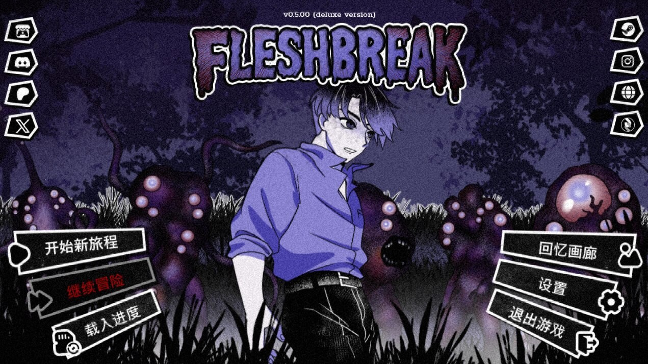 更新[日式恐怖SLG/动态] 血肉崩裂 Fleshbreak V0.5.00 Deluxe 官中步兵版 [290M]